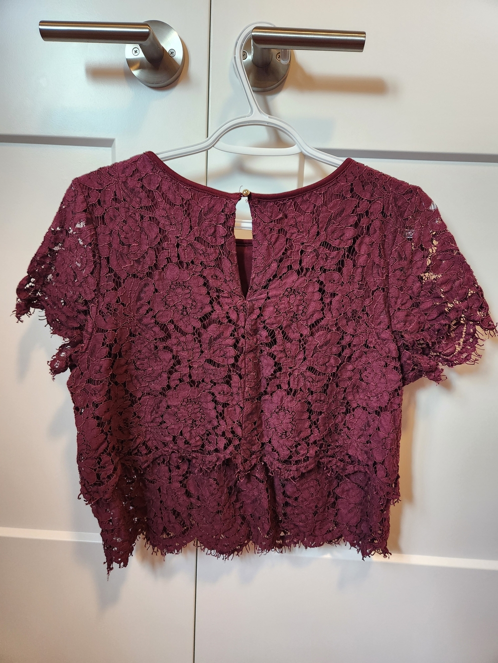 Lulus ‘Turn Back Time’ Burgundy Two Piece Set - Picture 6 of 10